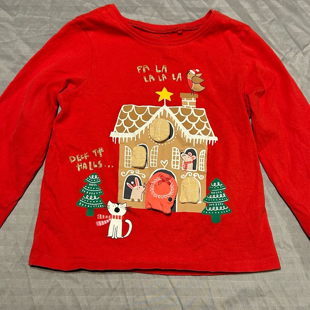 Lift the Flap Gingerbread House Shirt